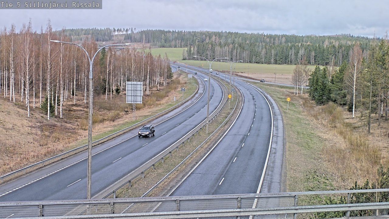 Weather Camera Image Väg 5 Siilinjärvi, Rissala, Siilinjärvi, Pohjois-Savo