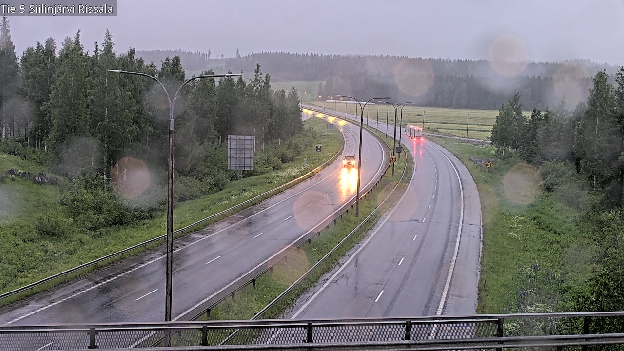 Weather Camera Image Road 5 Siilinjärvi, Rissala, Siilinjärvi, Pohjois-Savo