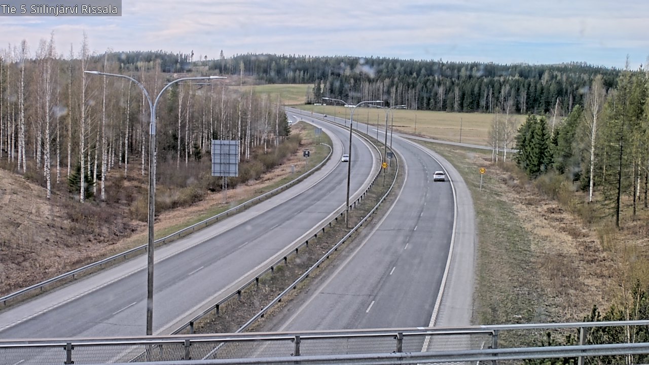 Weather Camera Image Väg 5 Siilinjärvi, Rissala, Siilinjärvi, Pohjois-Savo