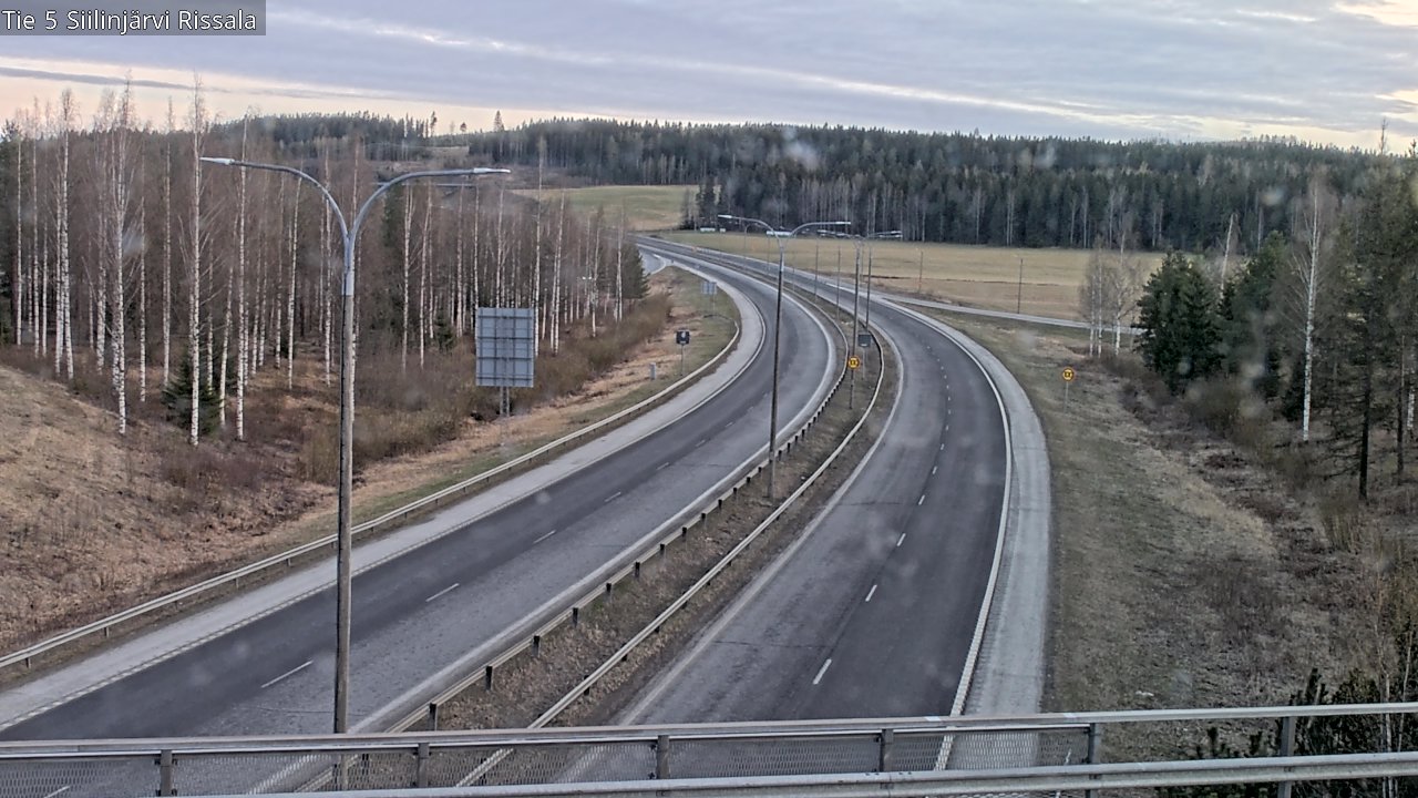 Weather Camera Image Väg 5 Siilinjärvi, Rissala, Siilinjärvi, Pohjois-Savo