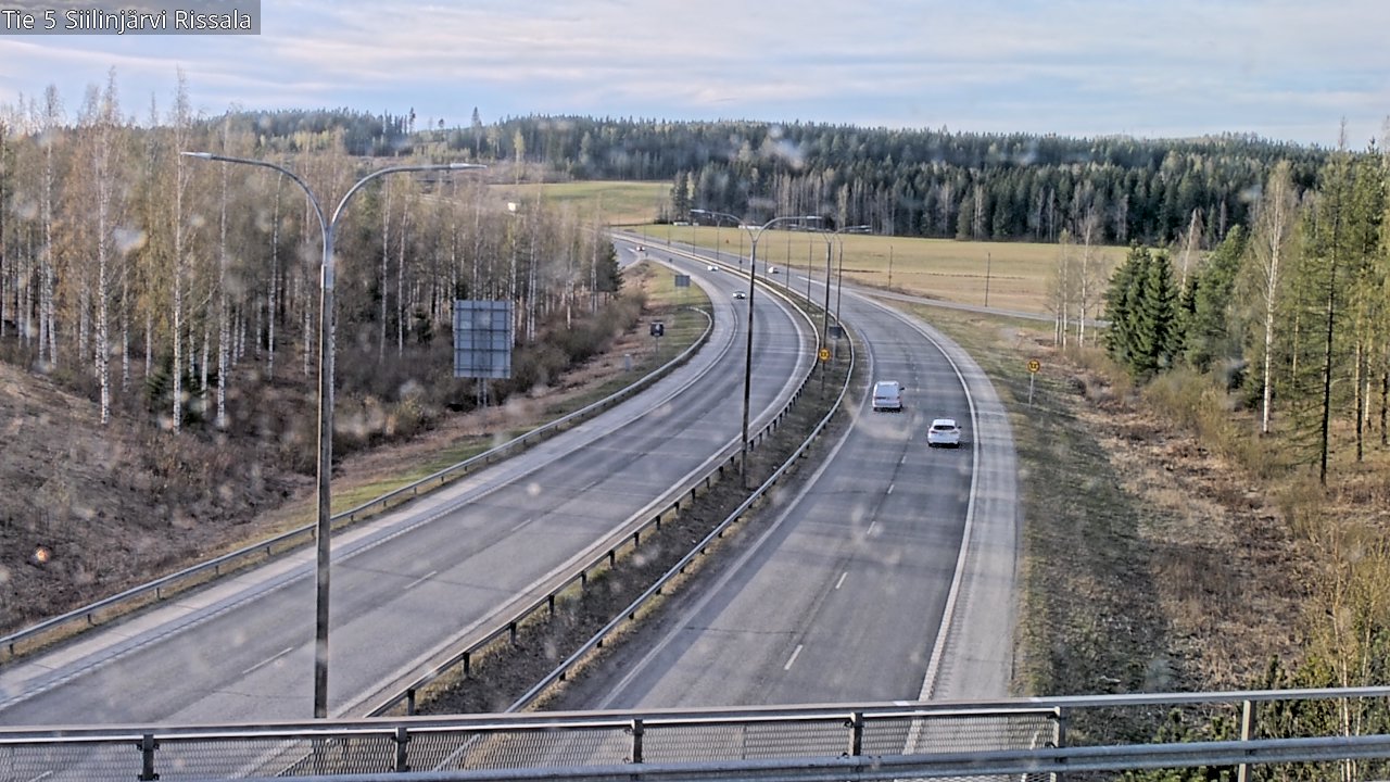 Weather Camera Image Väg 5 Siilinjärvi, Rissala, Siilinjärvi, Pohjois-Savo