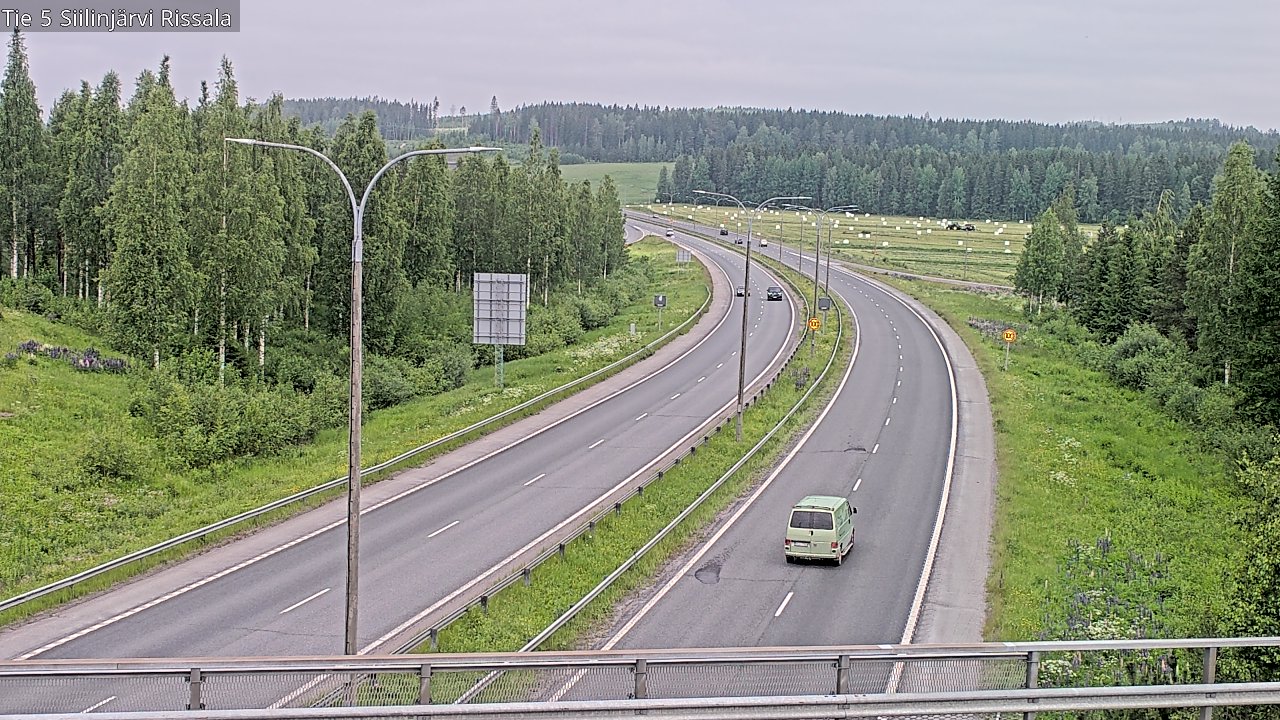 Weather Camera Image Road 5 Siilinjärvi, Rissala, Siilinjärvi, Pohjois-Savo