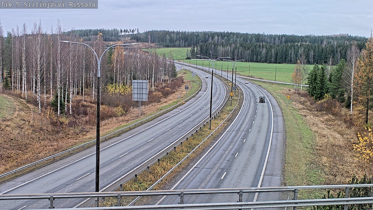 Weather Camera Image Väg 5 Siilinjärvi, Rissala, Siilinjärvi, Pohjois-Savo