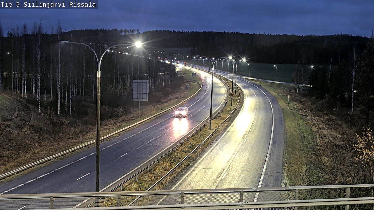 Weather Camera Image Väg 5 Siilinjärvi, Rissala, Siilinjärvi, Pohjois-Savo