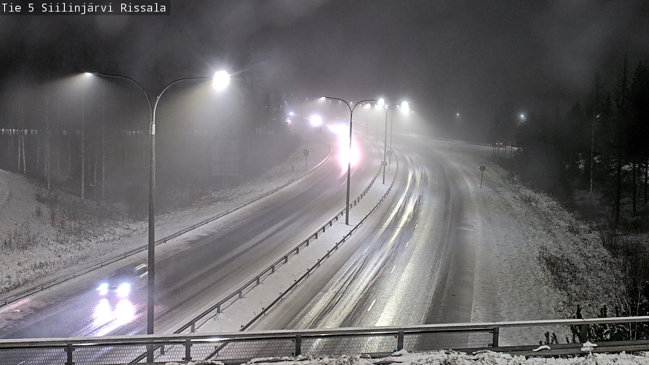 Weather Camera Image Road 5 Siilinjärvi, Rissala, Siilinjärvi, Pohjois-Savo