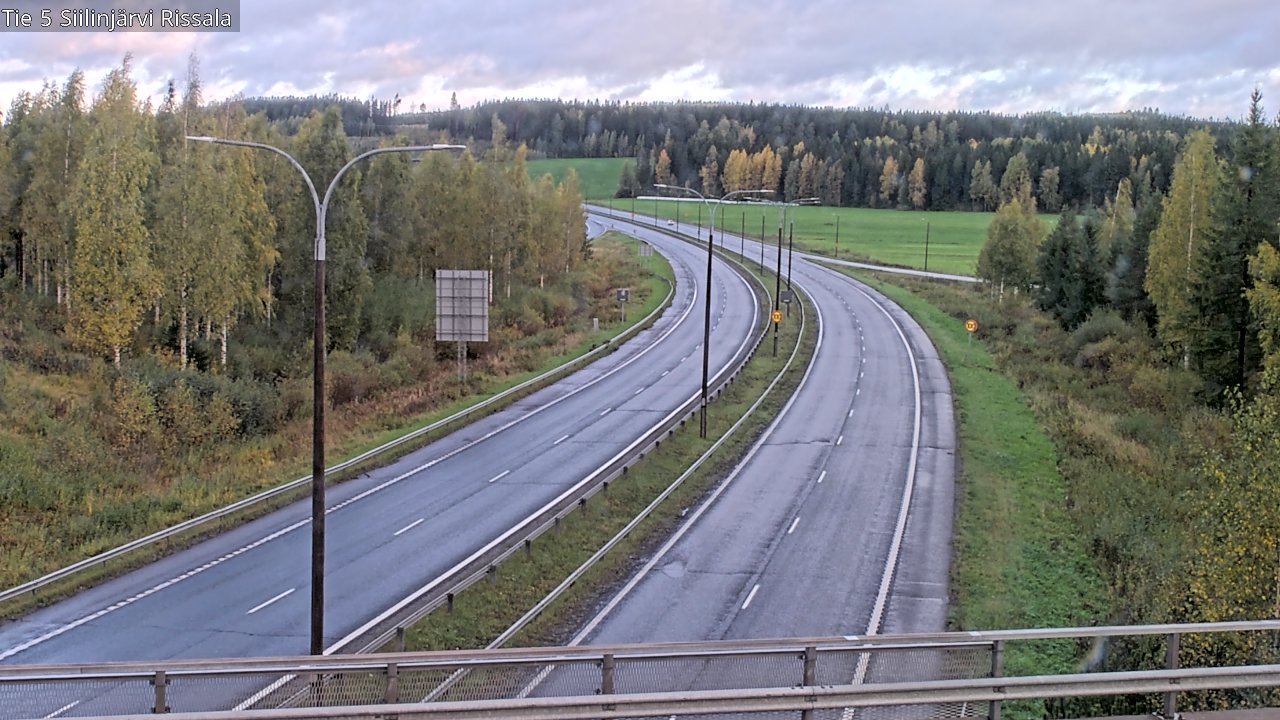 Weather Camera Image Road 5 Siilinjärvi, Rissala, Siilinjärvi, Pohjois-Savo