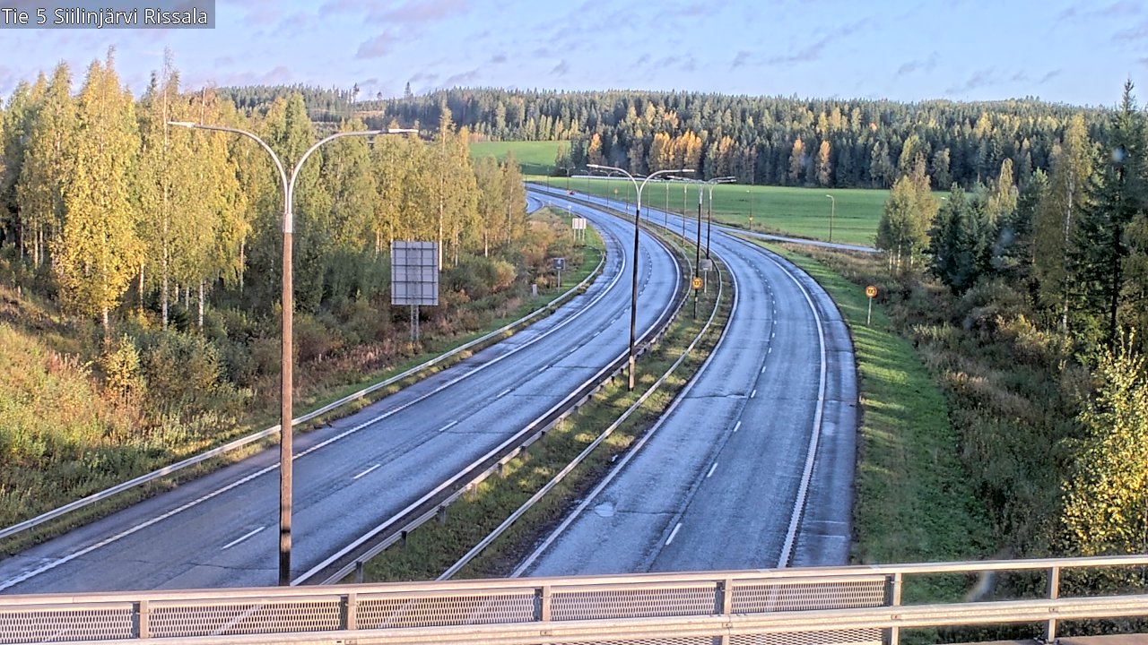 Weather Camera Image Road 5 Siilinjärvi, Rissala, Siilinjärvi, Pohjois-Savo