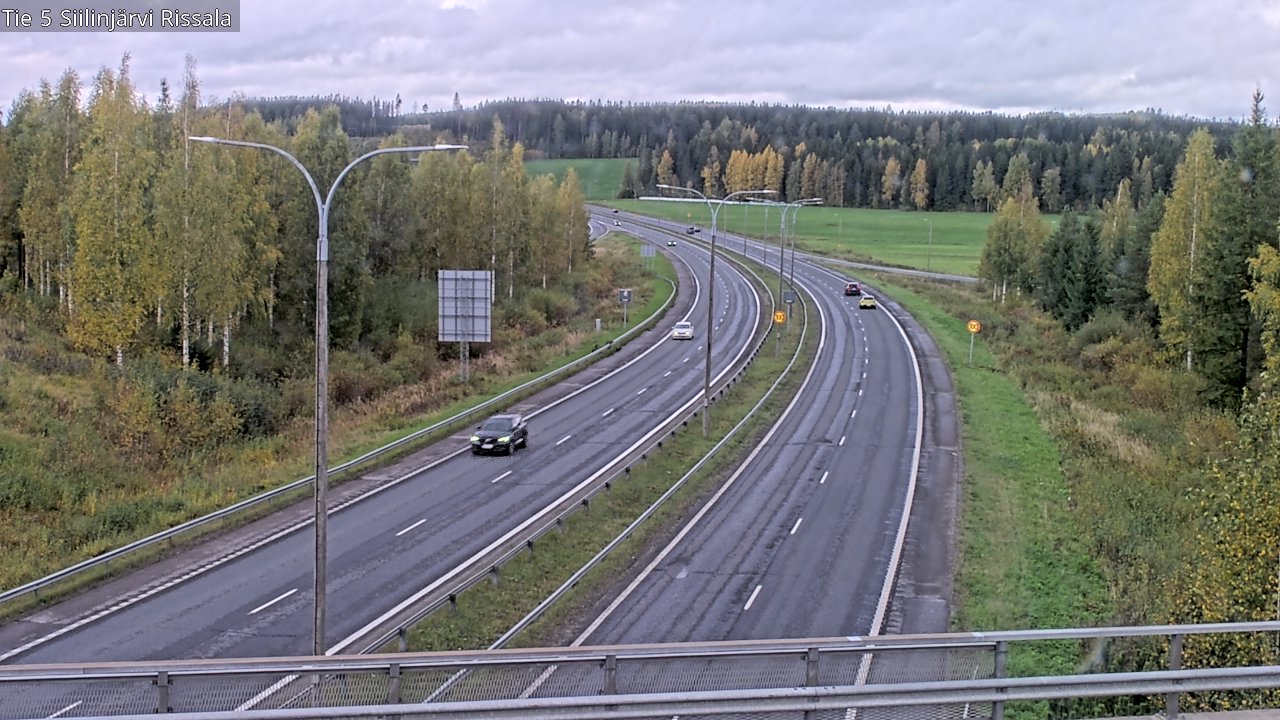 Weather Camera Image Road 5 Siilinjärvi, Rissala, Siilinjärvi, Pohjois-Savo