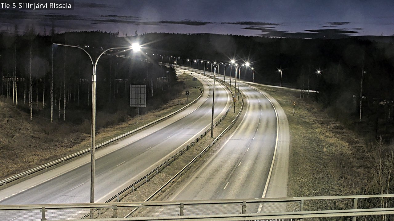 Weather Camera Image Väg 5 Siilinjärvi, Rissala, Siilinjärvi, Pohjois-Savo