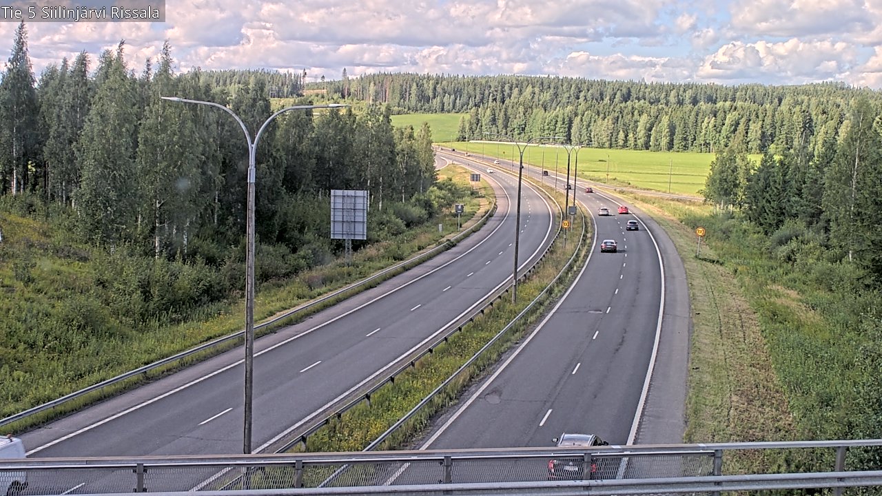 Weather Camera Image Road 5 Siilinjärvi, Rissala, Siilinjärvi, Pohjois-Savo