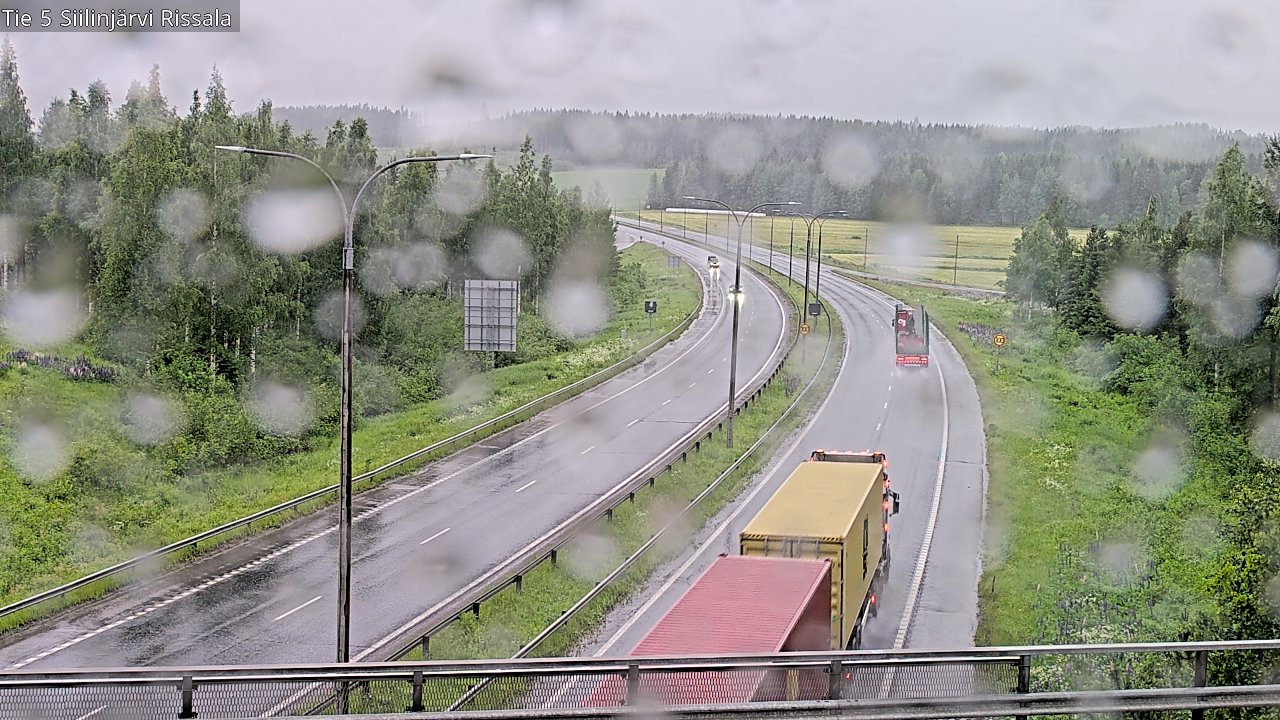Weather Camera Image Road 5 Siilinjärvi, Rissala, Siilinjärvi, Pohjois-Savo