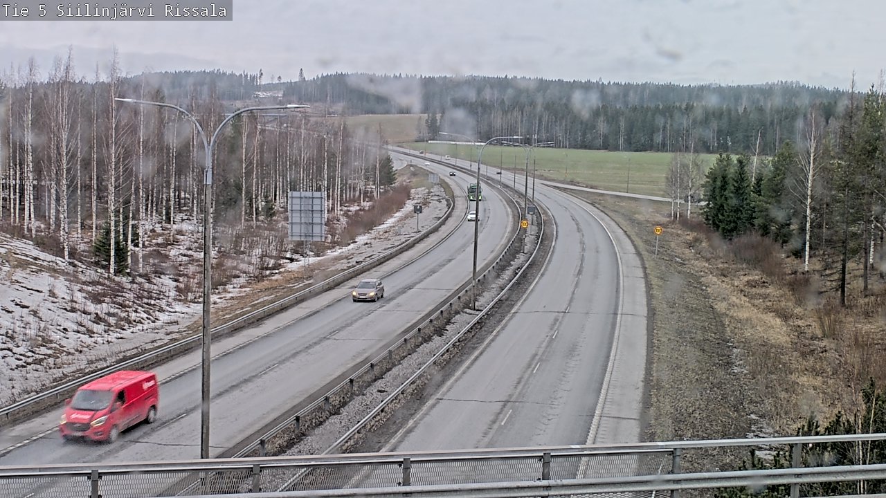 Weather Camera Image Road 5 Siilinjärvi, Rissala, Siilinjärvi, Pohjois-Savo