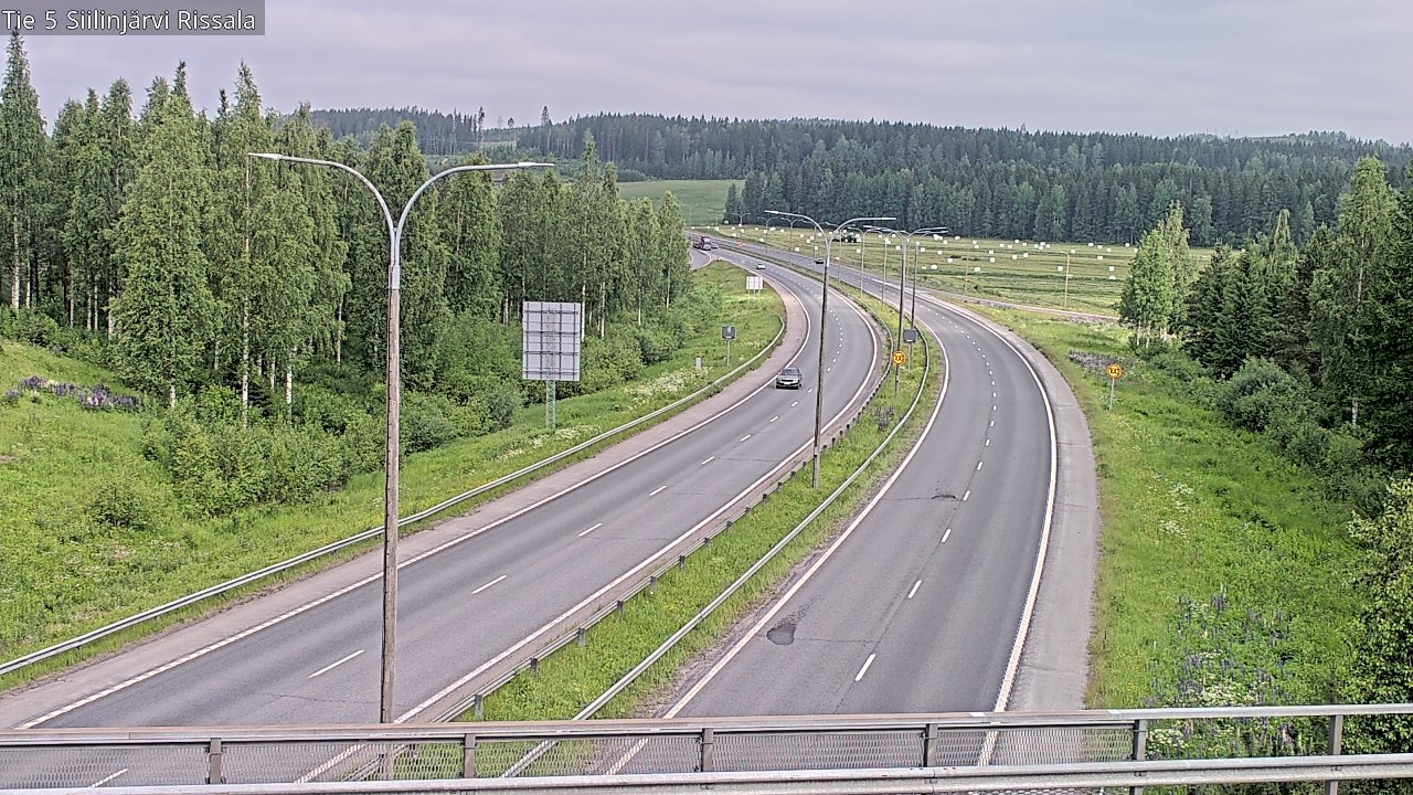 Weather Camera Image Road 5 Siilinjärvi, Rissala, Siilinjärvi, Pohjois-Savo