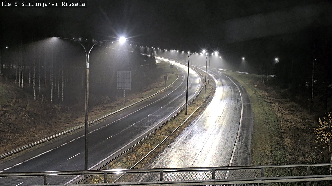 Weather Camera Image Road 5 Siilinjärvi, Rissala, Siilinjärvi, Pohjois-Savo