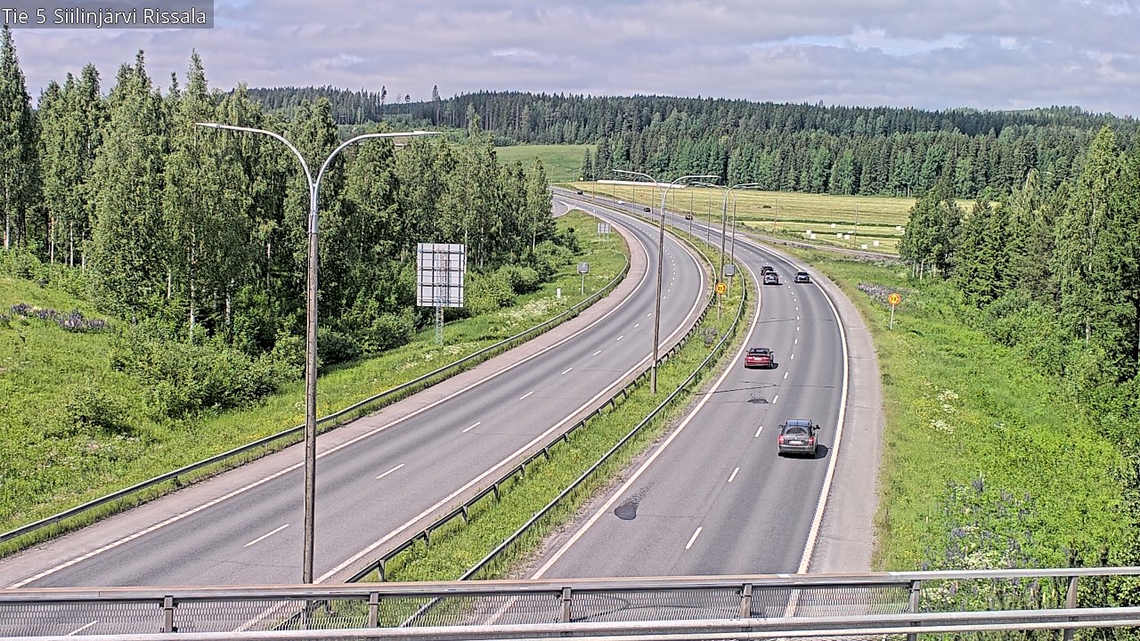 Weather Camera Image Road 5 Siilinjärvi, Rissala, Siilinjärvi, Pohjois-Savo
