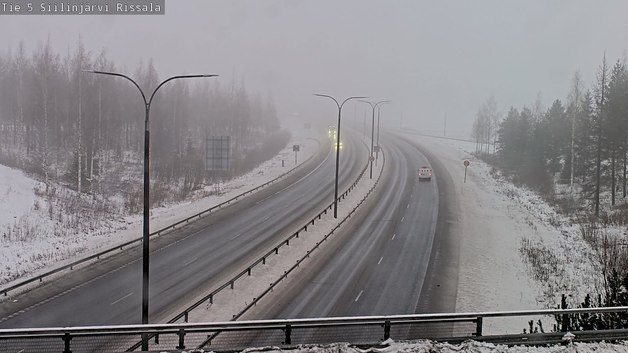 Weather Camera Image Road 5 Siilinjärvi, Rissala, Siilinjärvi, Pohjois-Savo