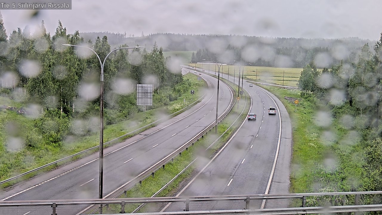 Weather Camera Image Väg 5 Siilinjärvi, Rissala, Siilinjärvi, Pohjois-Savo