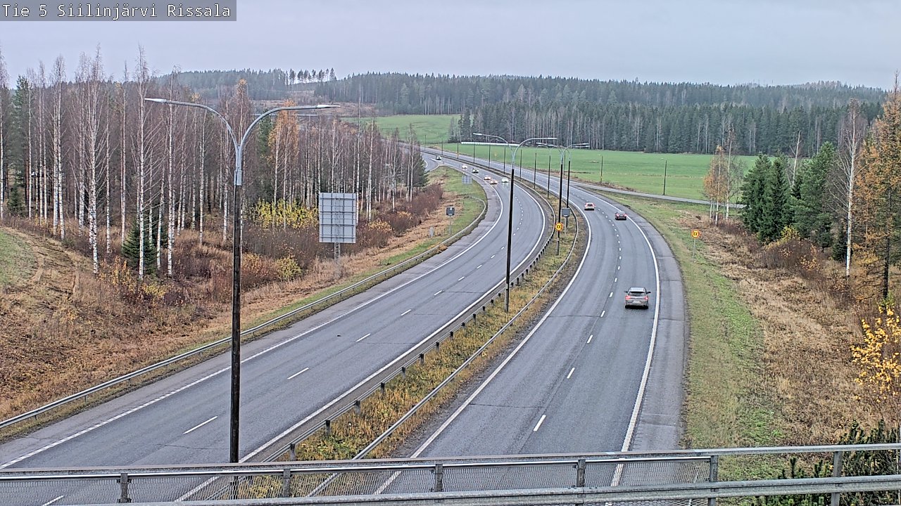 Weather Camera Image Väg 5 Siilinjärvi, Rissala, Siilinjärvi, Pohjois-Savo