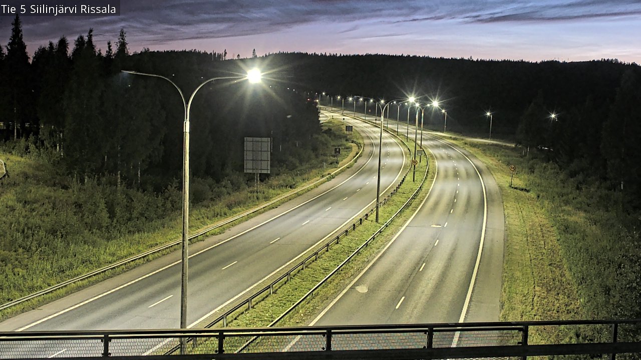 Weather Camera Image Road 5 Siilinjärvi, Rissala, Siilinjärvi, Pohjois-Savo
