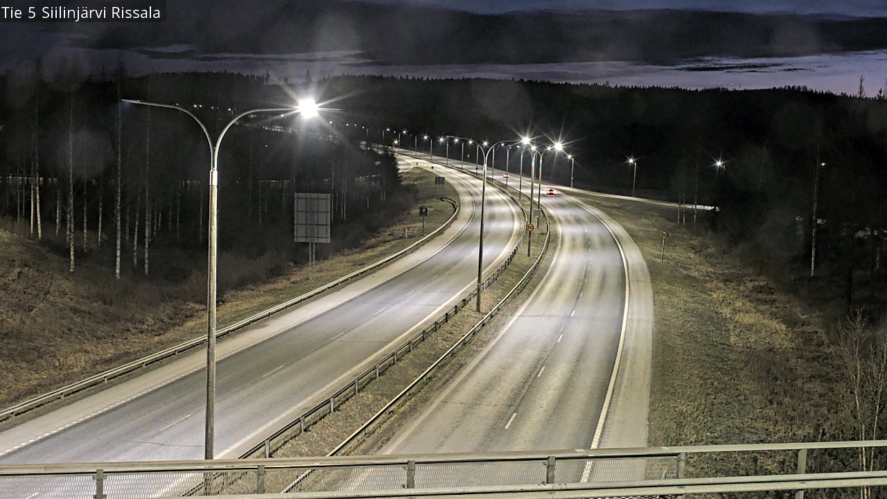 Weather Camera Image Väg 5 Siilinjärvi, Rissala, Siilinjärvi, Pohjois-Savo