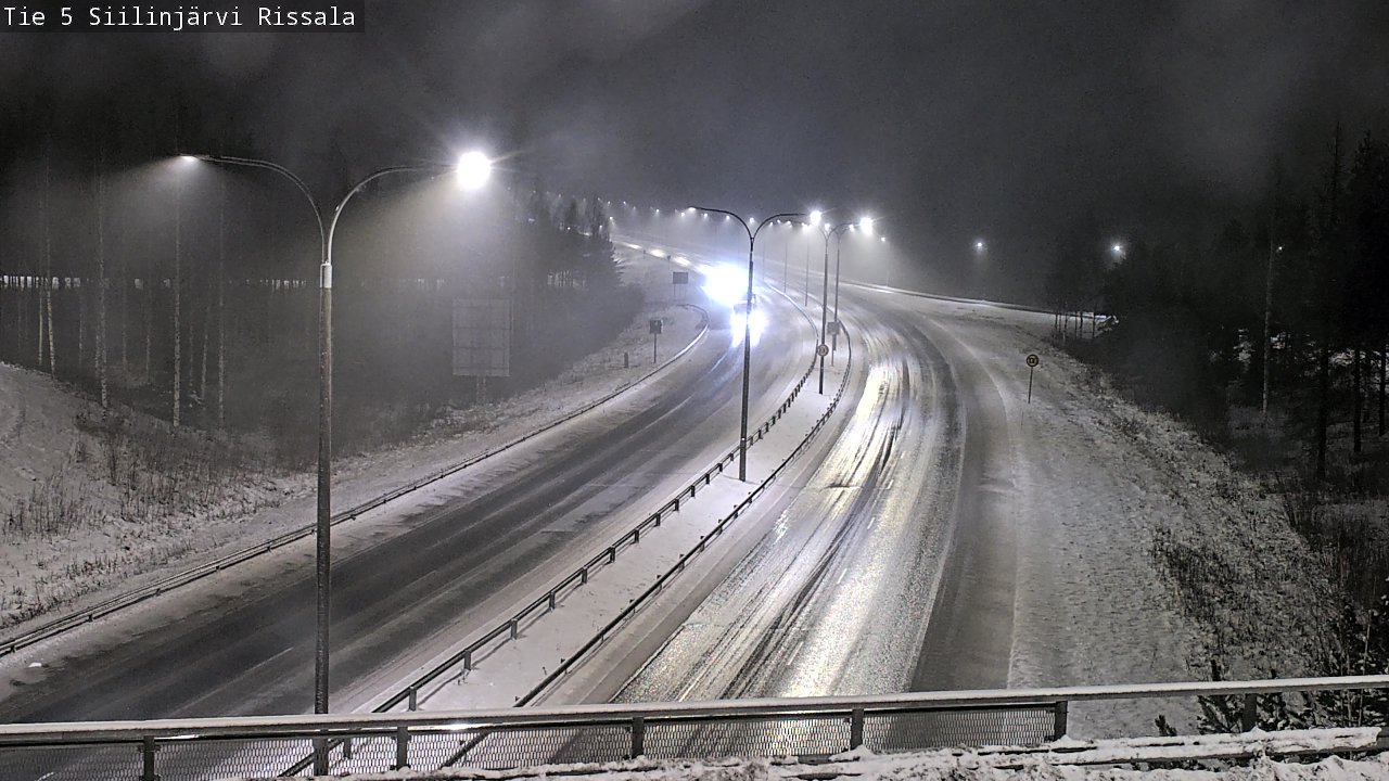 Weather Camera Image Road 5 Siilinjärvi, Rissala, Siilinjärvi, Pohjois-Savo