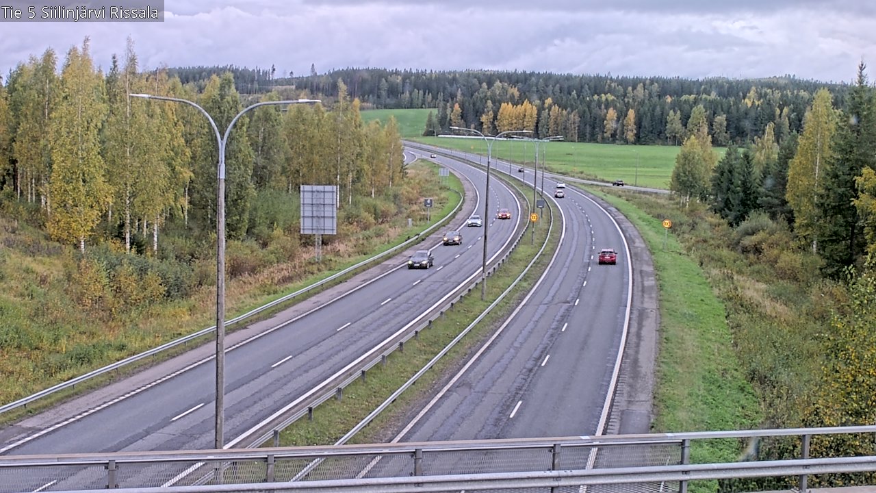 Weather Camera Image Road 5 Siilinjärvi, Rissala, Siilinjärvi, Pohjois-Savo