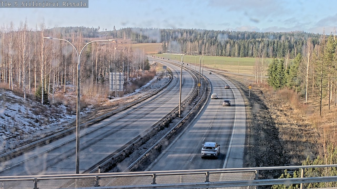 Weather Camera Image Road 5 Siilinjärvi, Rissala, Siilinjärvi, Pohjois-Savo