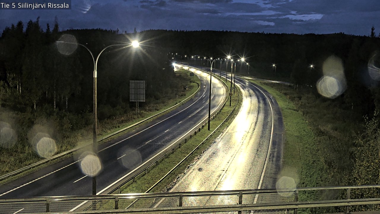 Weather Camera Image Road 5 Siilinjärvi, Rissala, Siilinjärvi, Pohjois-Savo