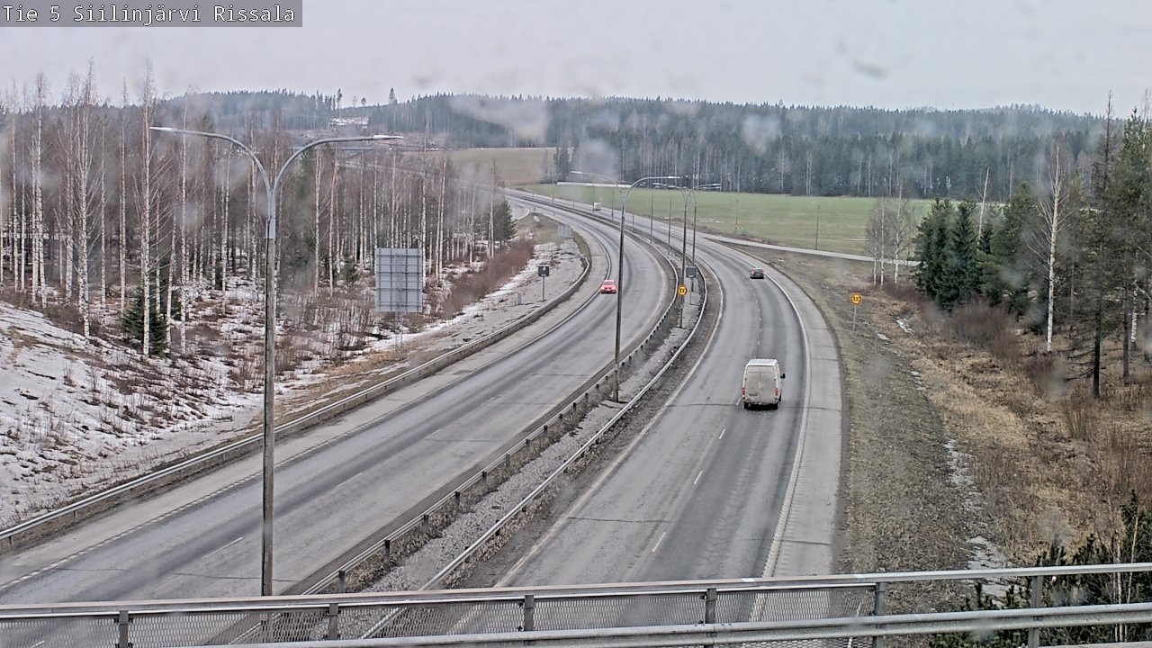 Weather Camera Image Road 5 Siilinjärvi, Rissala, Siilinjärvi, Pohjois-Savo