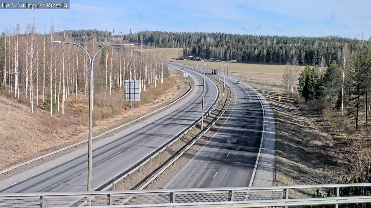 Weather Camera Image Väg 5 Siilinjärvi, Rissala, Siilinjärvi, Pohjois-Savo