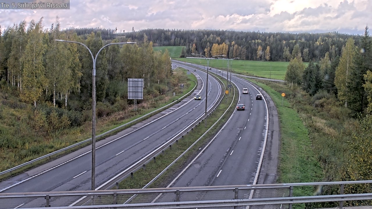 Weather Camera Image Road 5 Siilinjärvi, Rissala, Siilinjärvi, Pohjois-Savo