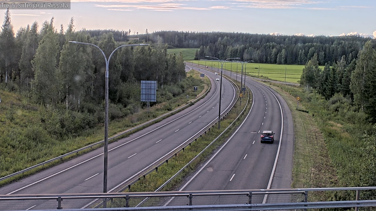 Weather Camera Image Road 5 Siilinjärvi, Rissala, Siilinjärvi, Pohjois-Savo