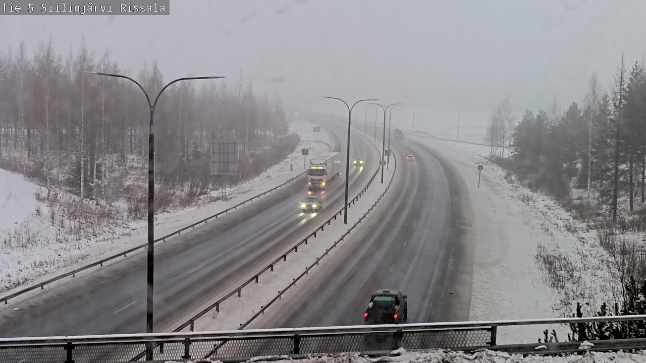 Weather Camera Image Road 5 Siilinjärvi, Rissala, Siilinjärvi, Pohjois-Savo