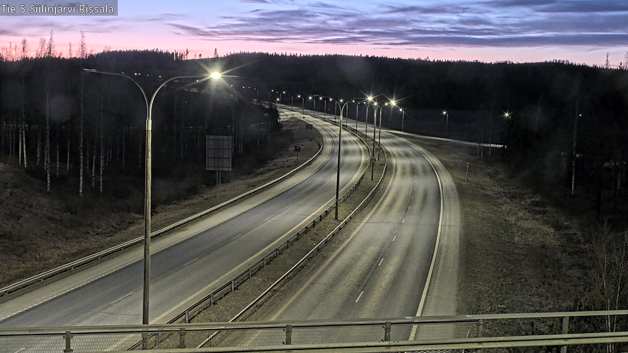 Weather Camera Image Väg 5 Siilinjärvi, Rissala, Siilinjärvi, Pohjois-Savo