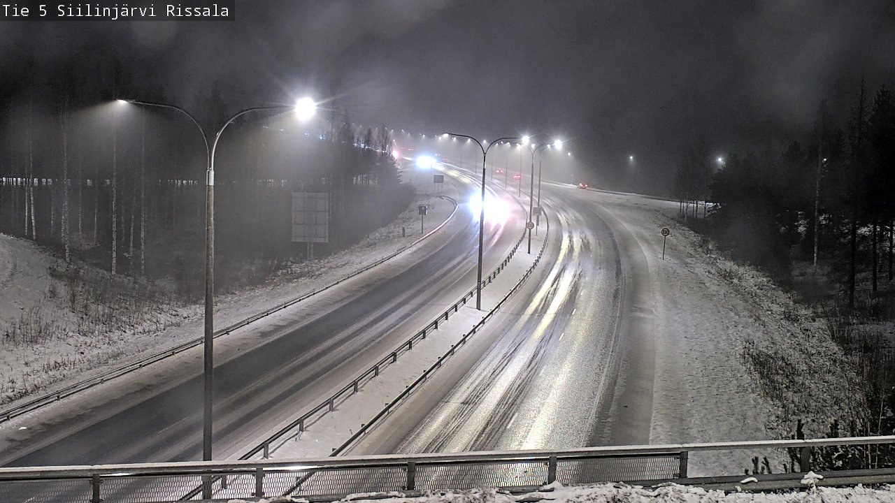 Weather Camera Image Road 5 Siilinjärvi, Rissala, Siilinjärvi, Pohjois-Savo