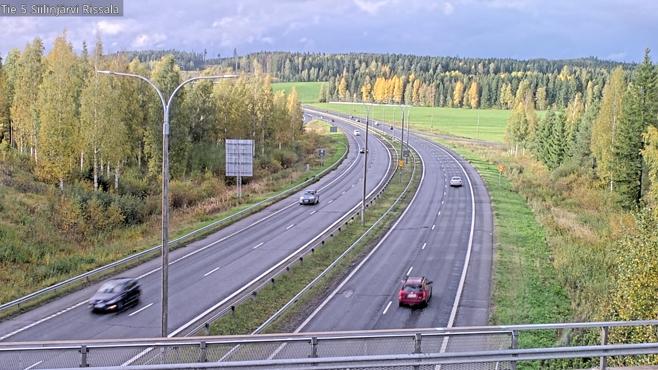 Weather Camera Image Road 5 Siilinjärvi, Rissala, Siilinjärvi, Pohjois-Savo