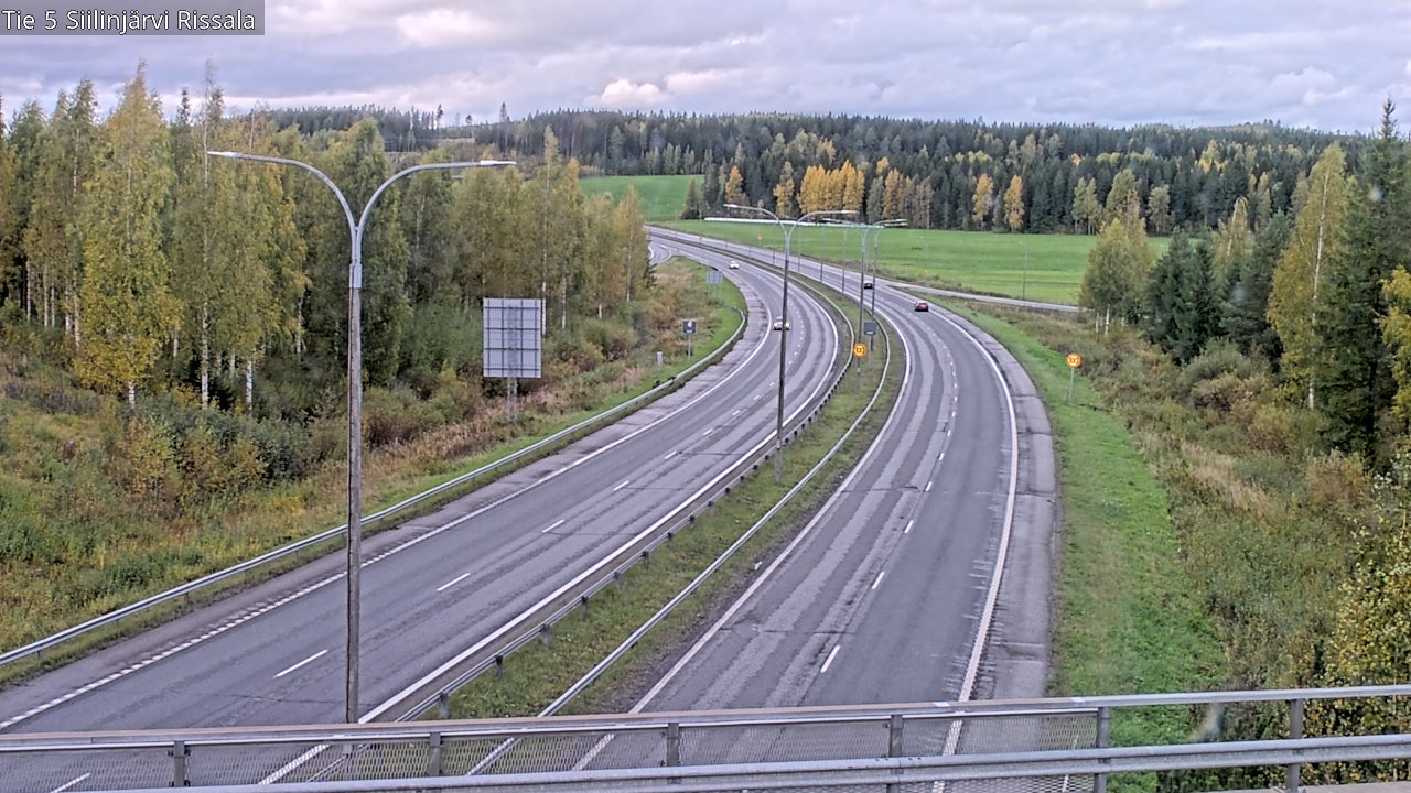 Weather Camera Image Road 5 Siilinjärvi, Rissala, Siilinjärvi, Pohjois-Savo