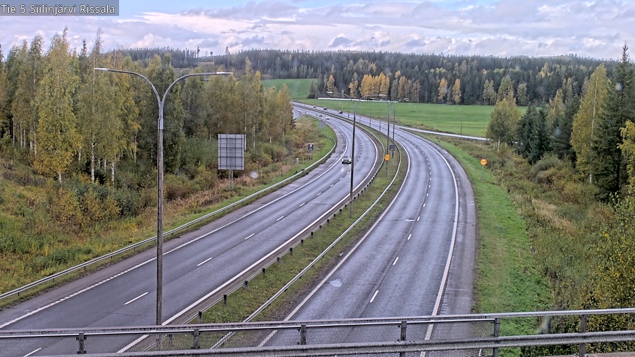 Weather Camera Image Road 5 Siilinjärvi, Rissala, Siilinjärvi, Pohjois-Savo