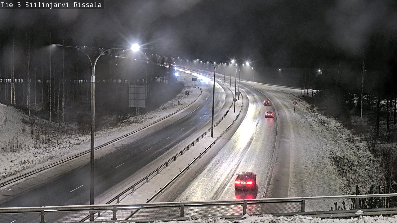 Weather Camera Image Road 5 Siilinjärvi, Rissala, Siilinjärvi, Pohjois-Savo