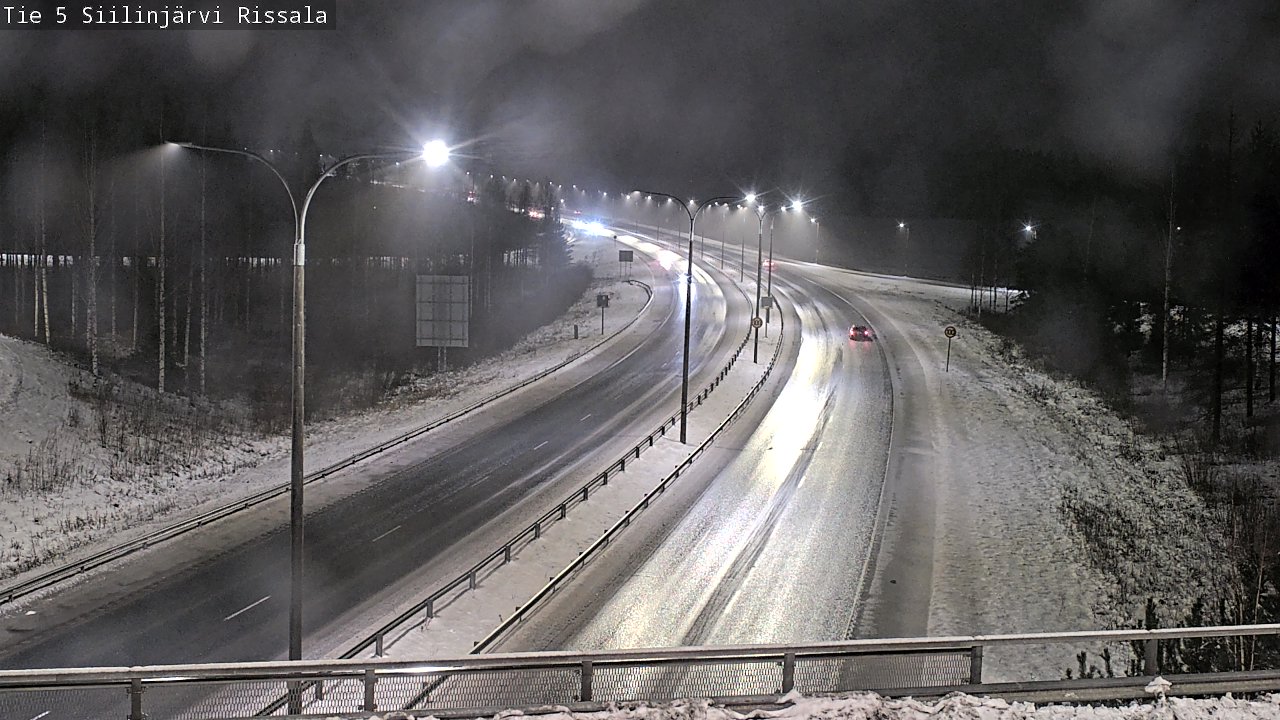 Weather Camera Image Road 5 Siilinjärvi, Rissala, Siilinjärvi, Pohjois-Savo