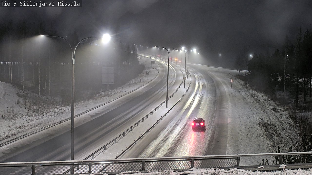 Weather Camera Image Road 5 Siilinjärvi, Rissala, Siilinjärvi, Pohjois-Savo
