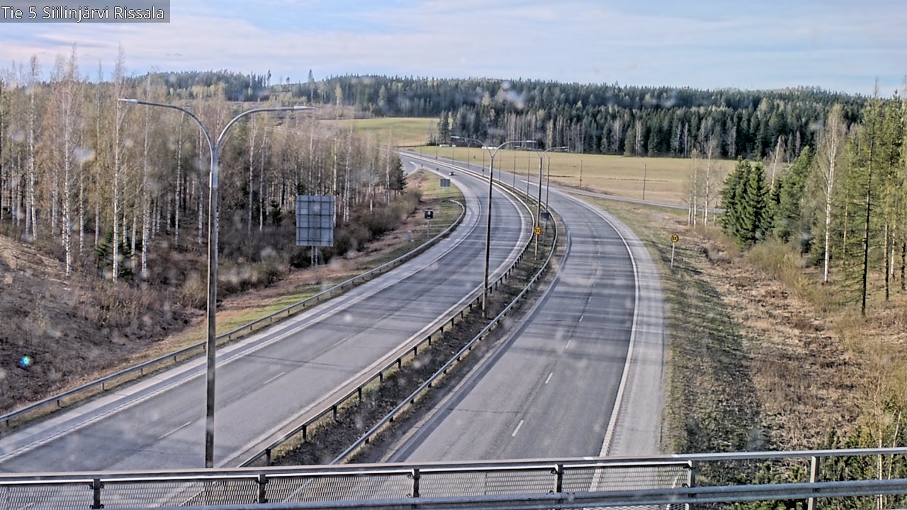 Weather Camera Image Väg 5 Siilinjärvi, Rissala, Siilinjärvi, Pohjois-Savo