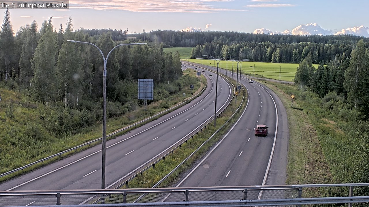 Weather Camera Image Road 5 Siilinjärvi, Rissala, Siilinjärvi, Pohjois-Savo