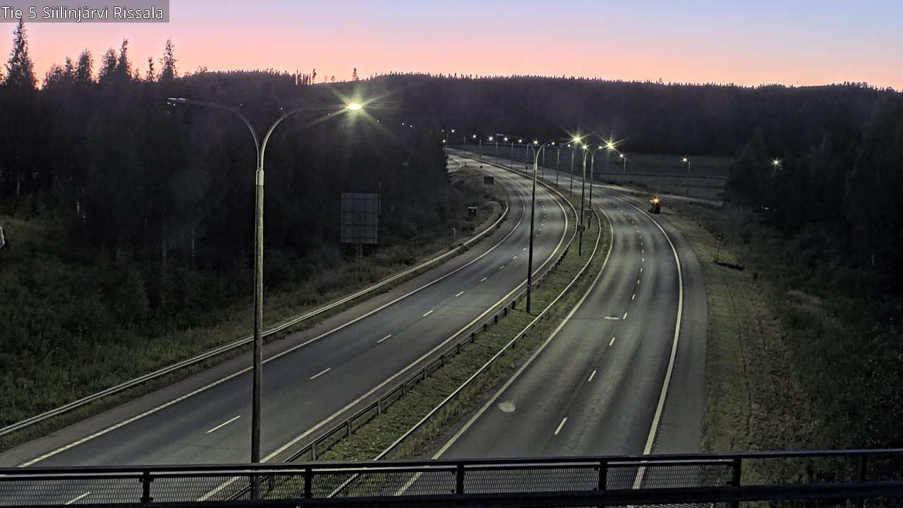 Weather Camera Image Road 5 Siilinjärvi, Rissala, Siilinjärvi, Pohjois-Savo