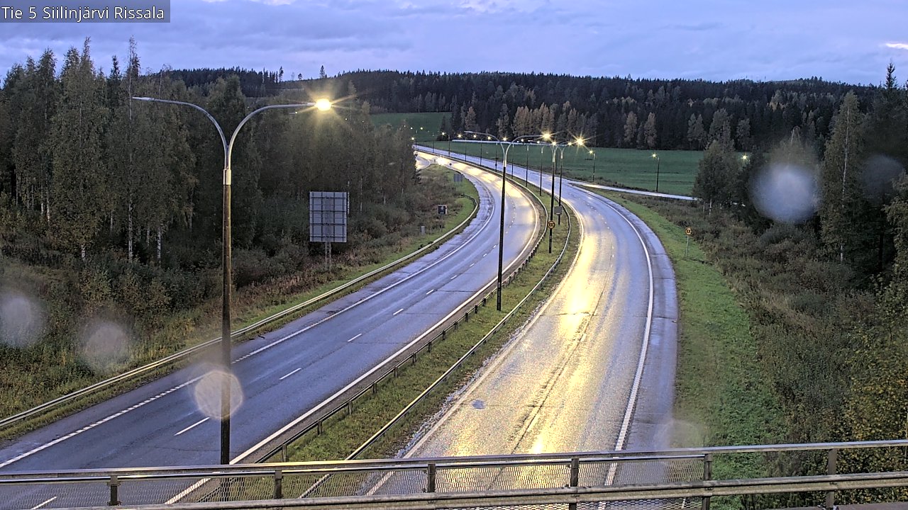 Weather Camera Image Road 5 Siilinjärvi, Rissala, Siilinjärvi, Pohjois-Savo