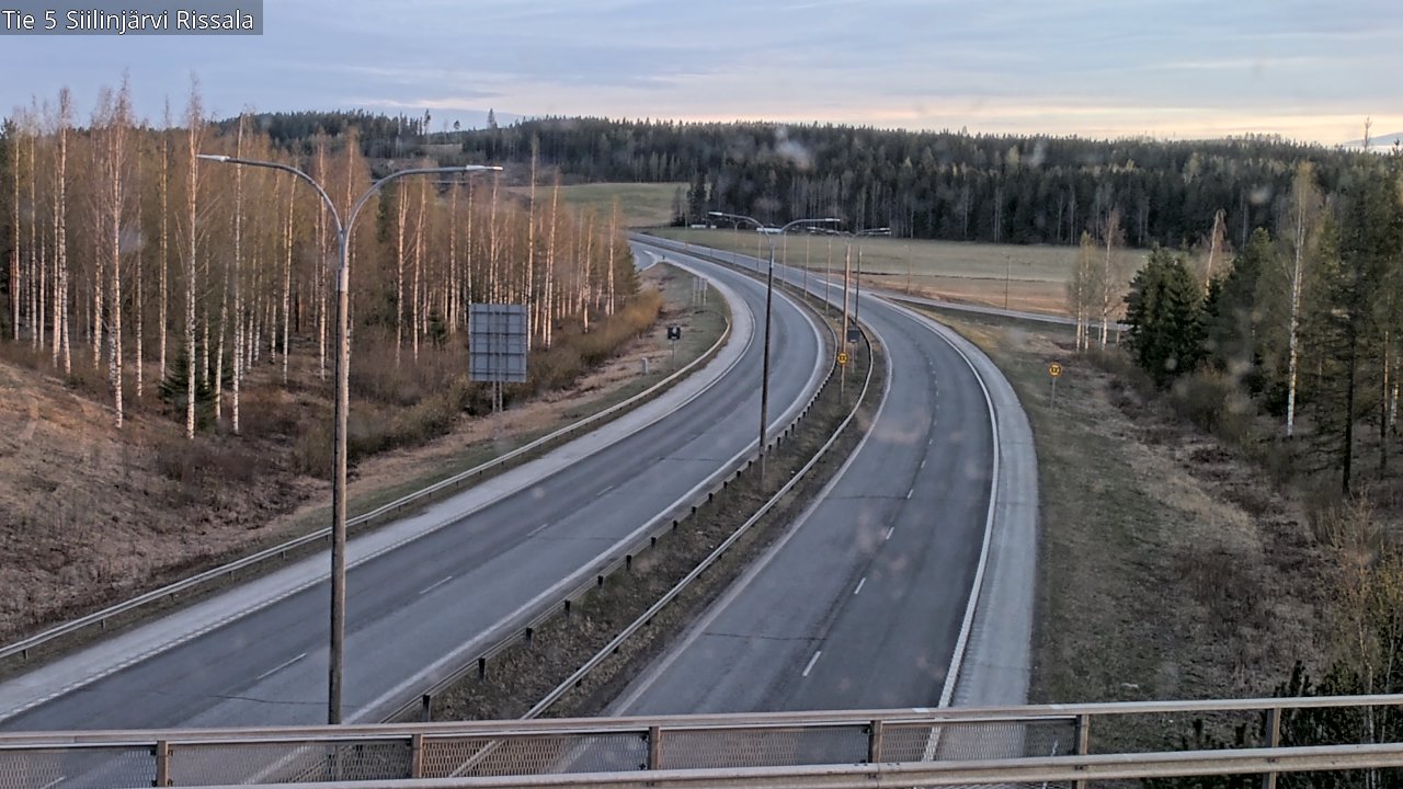 Weather Camera Image Road 5 Siilinjärvi, Rissala, Siilinjärvi, Pohjois-Savo