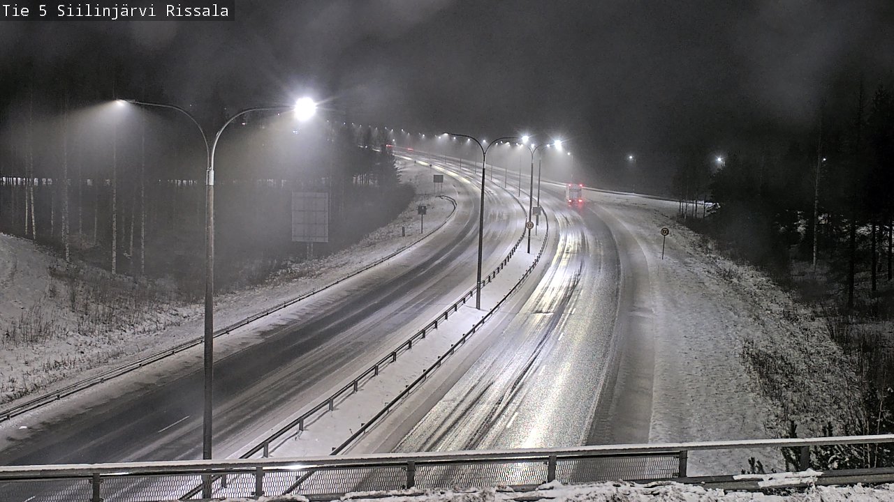 Weather Camera Image Road 5 Siilinjärvi, Rissala, Siilinjärvi, Pohjois-Savo
