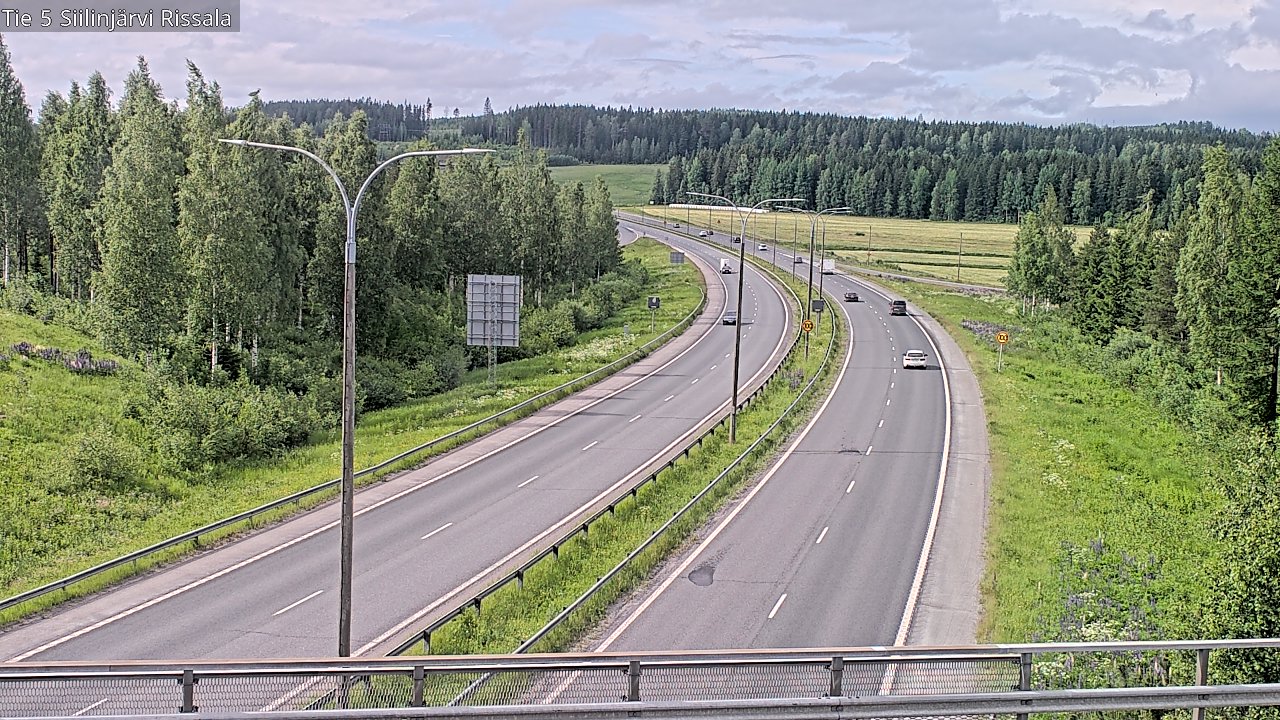 Weather Camera Image Road 5 Siilinjärvi, Rissala, Siilinjärvi, Pohjois-Savo