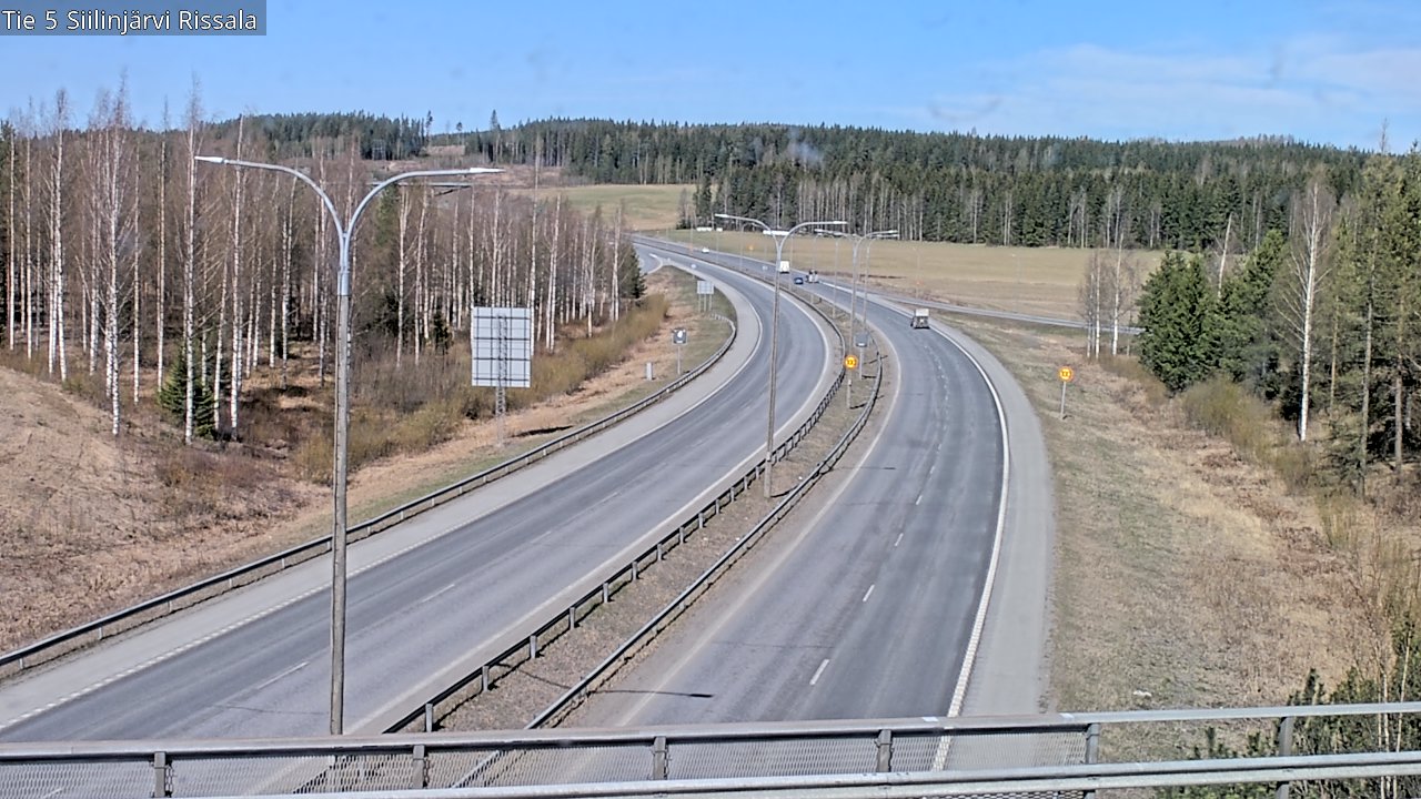 Weather Camera Image Väg 5 Siilinjärvi, Rissala, Siilinjärvi, Pohjois-Savo