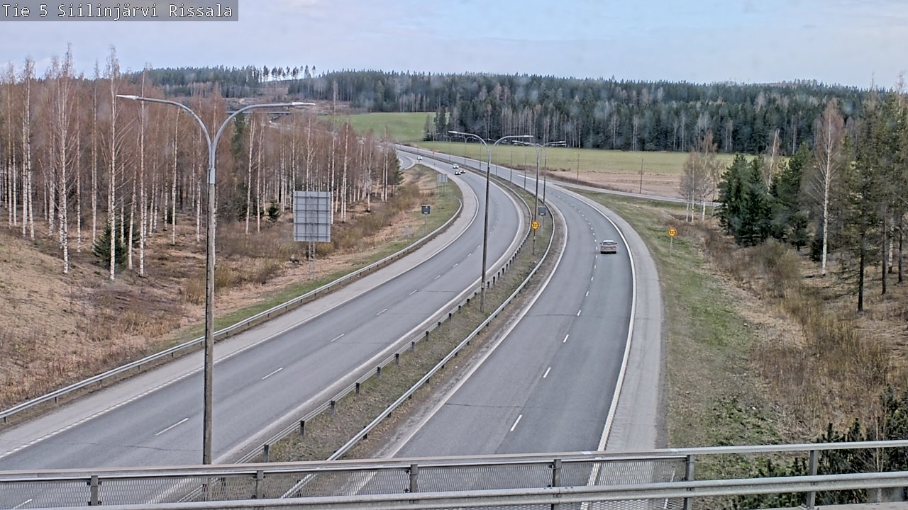 Weather Camera Image Road 5 Siilinjärvi, Rissala, Siilinjärvi, Pohjois-Savo
